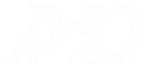 M3D - Logo White